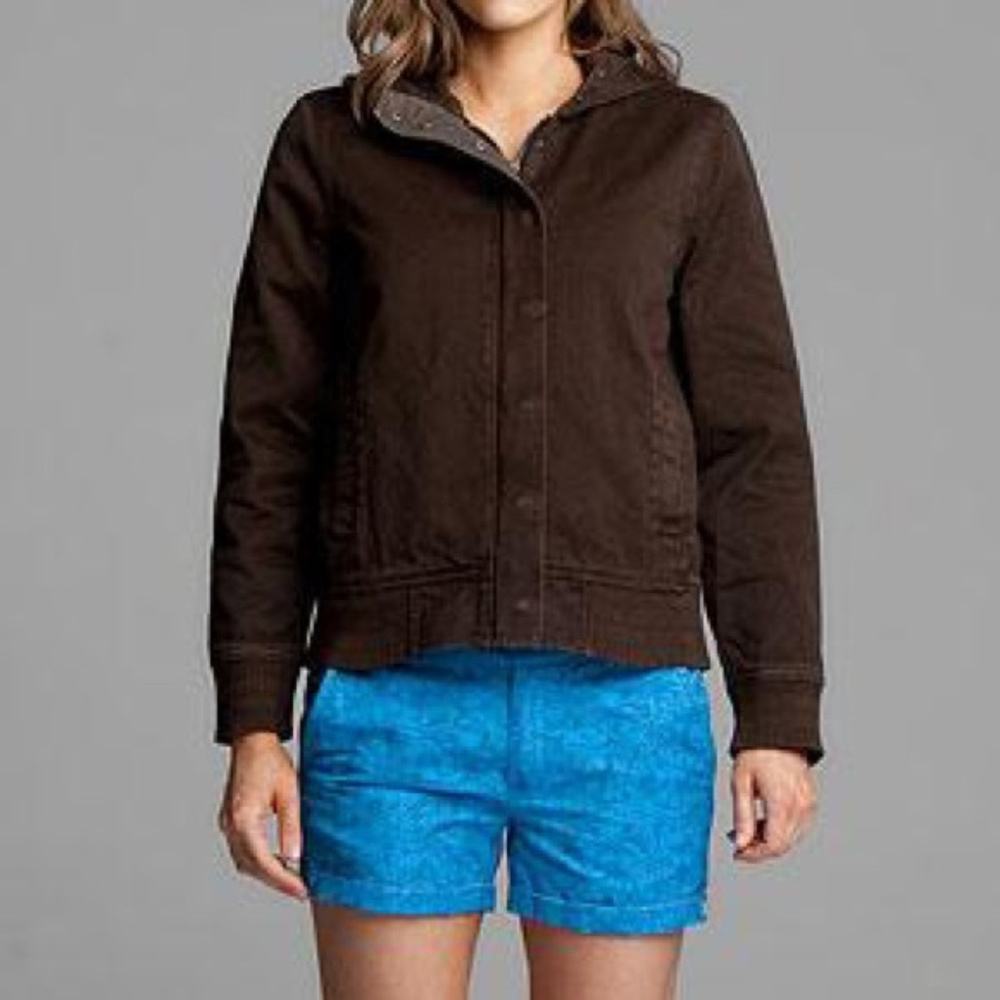 ISO Loomstate Shelter Anorak Jacket brown